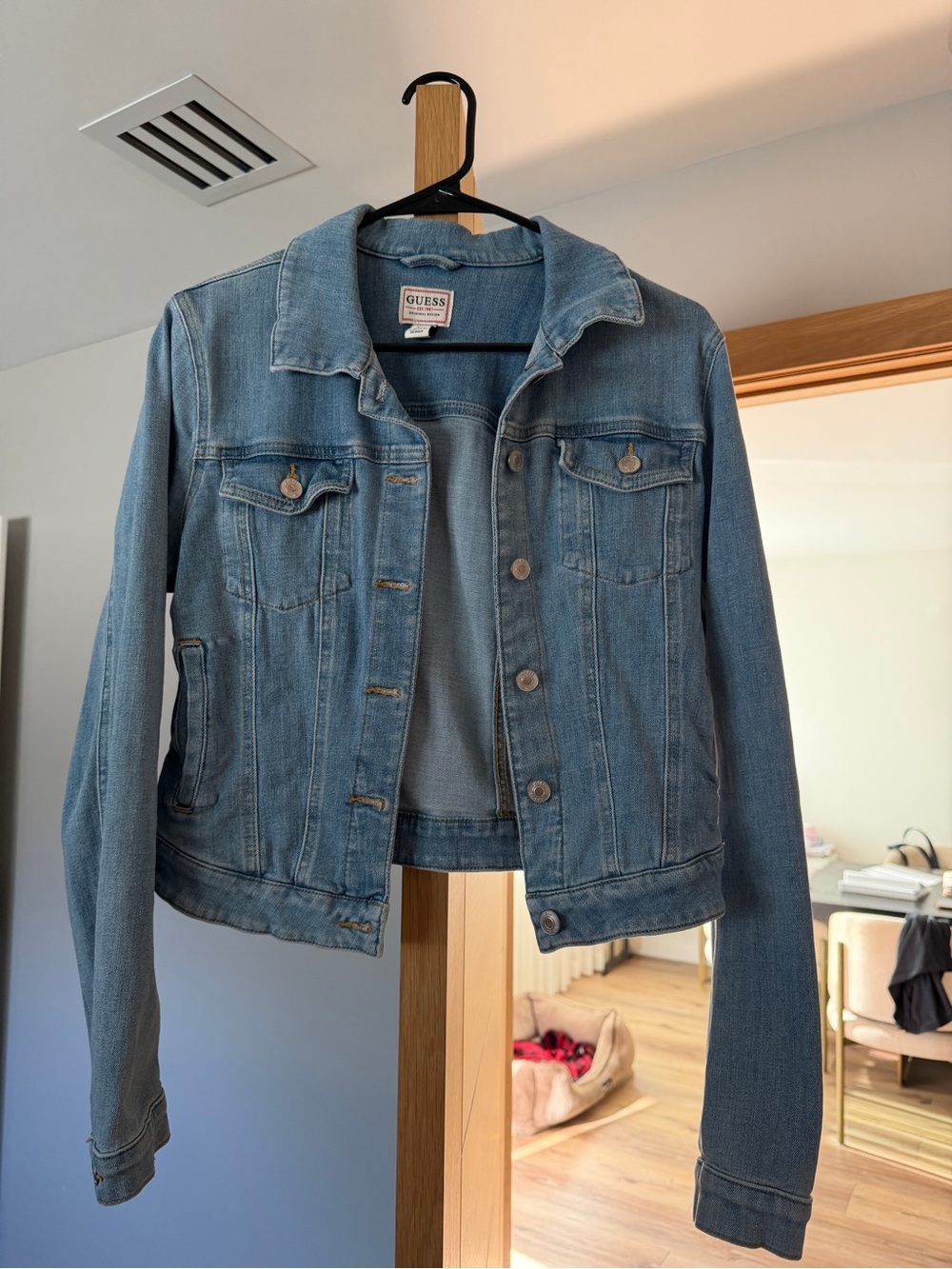 GUESS Light Blue Denim Jean Jacket